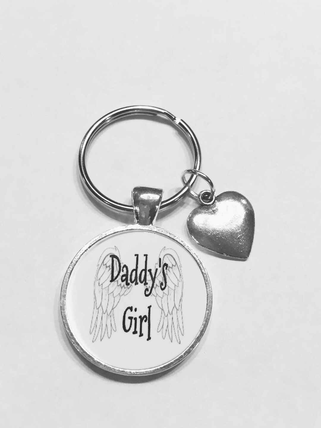 Daddy's Girl Heart Daughter Gift Keychain - Etsy