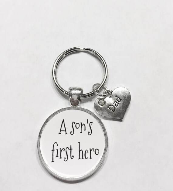 father son keychain