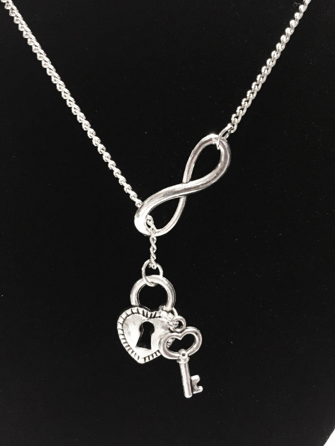 TATIANA☆Labradorite Heart Lock Pearl Long Necklace gem labradorite heart shape pendant moonlight - Temu Canada