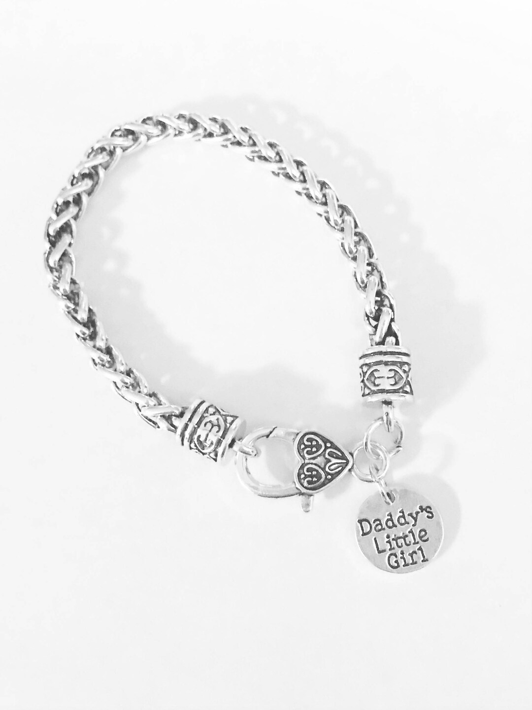 Gift for Her, Daddy's Little Girl Charm Bracelet, Christmas Gift