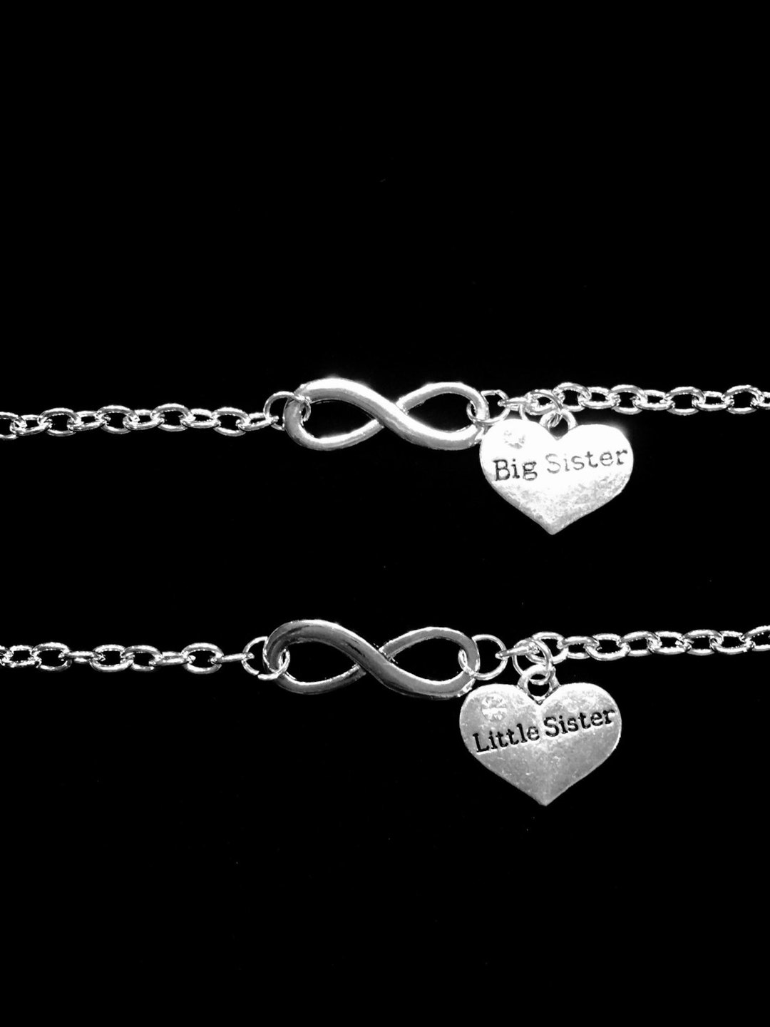 Sister Gift, Sister Charm Bracelet Set, Sisters Jewelry, 2 Bracelets