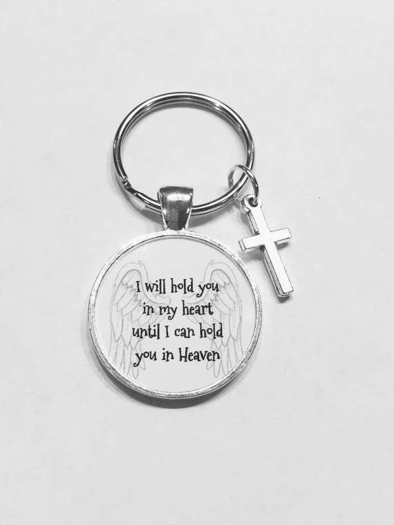 Guardian Angel /& Papillon Pendentif Porte-clés-souvenir//In Loving Memory