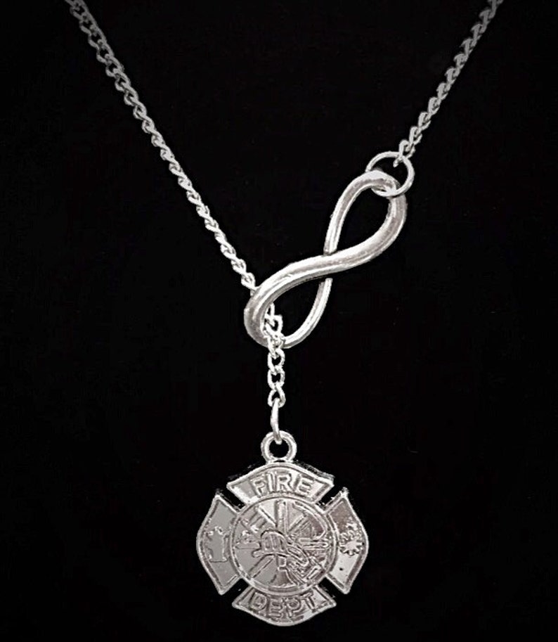 Firefighter Necklace Firefighter Jewelry Maltese Cross Etsy