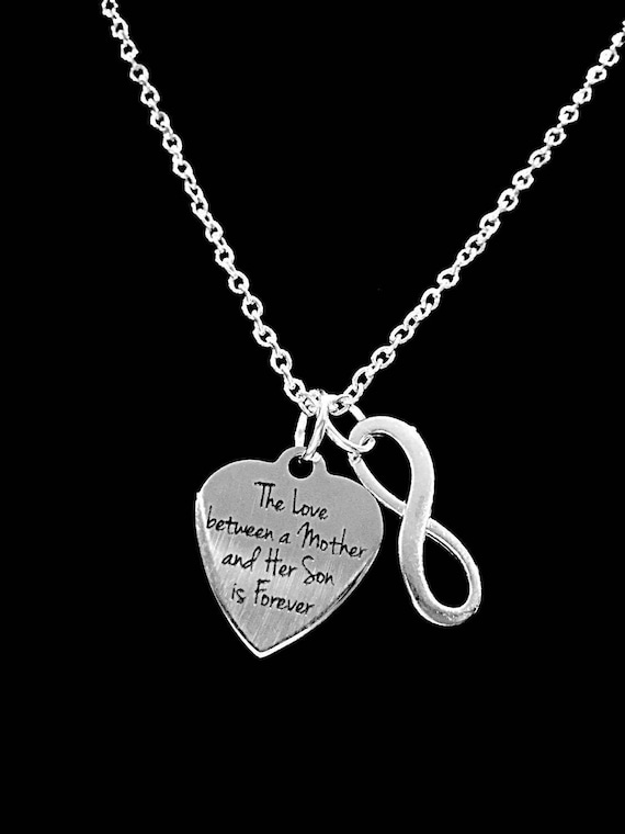 Mom Gift, Mother Necklace, the Love Between Mother and Son is