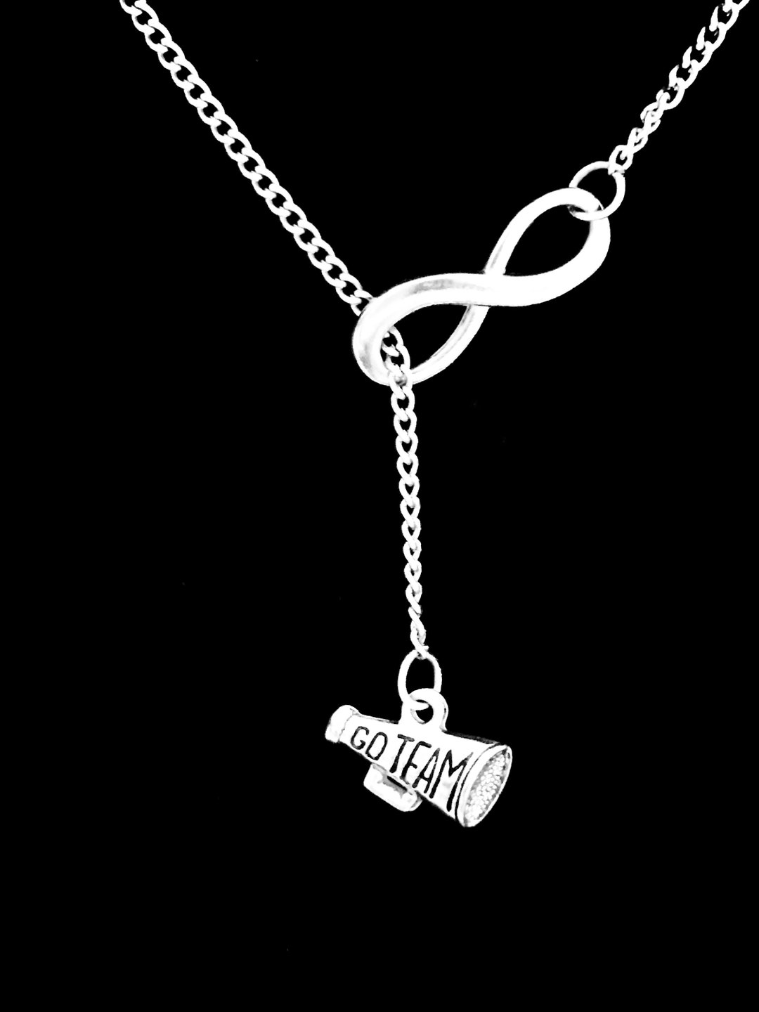 Megaphone Necklace Megaphone Jewelry Sports Necklace Cheer Etsy