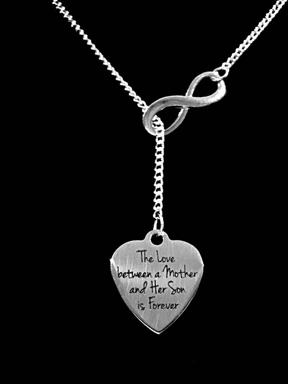 Mom Gift, Mother Necklace, the Love Between Mother and Son is
