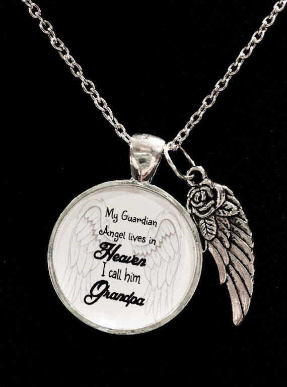 Grandpa on sale memorial necklace