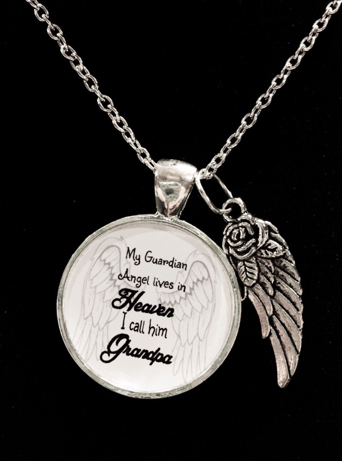 To my Angel, my Guide and my Best Friend - Necklace for Mom (Love Knot –