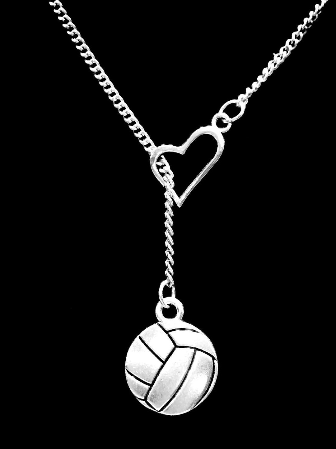 Volleyball Necklace, Sports Necklace, Volleyball Mom Mother Necklace