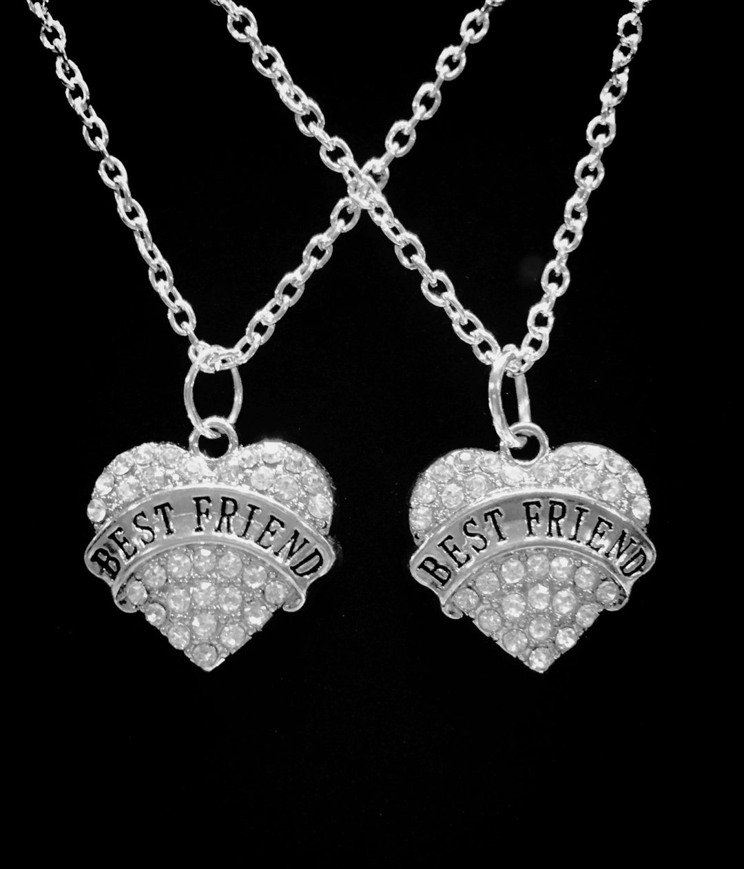 Best Friend Gift Best Friend Necklace Best Friend Jewelry Crystal Best Friend Gift Best Friend Necklace Best Friend Jewelry Crystal