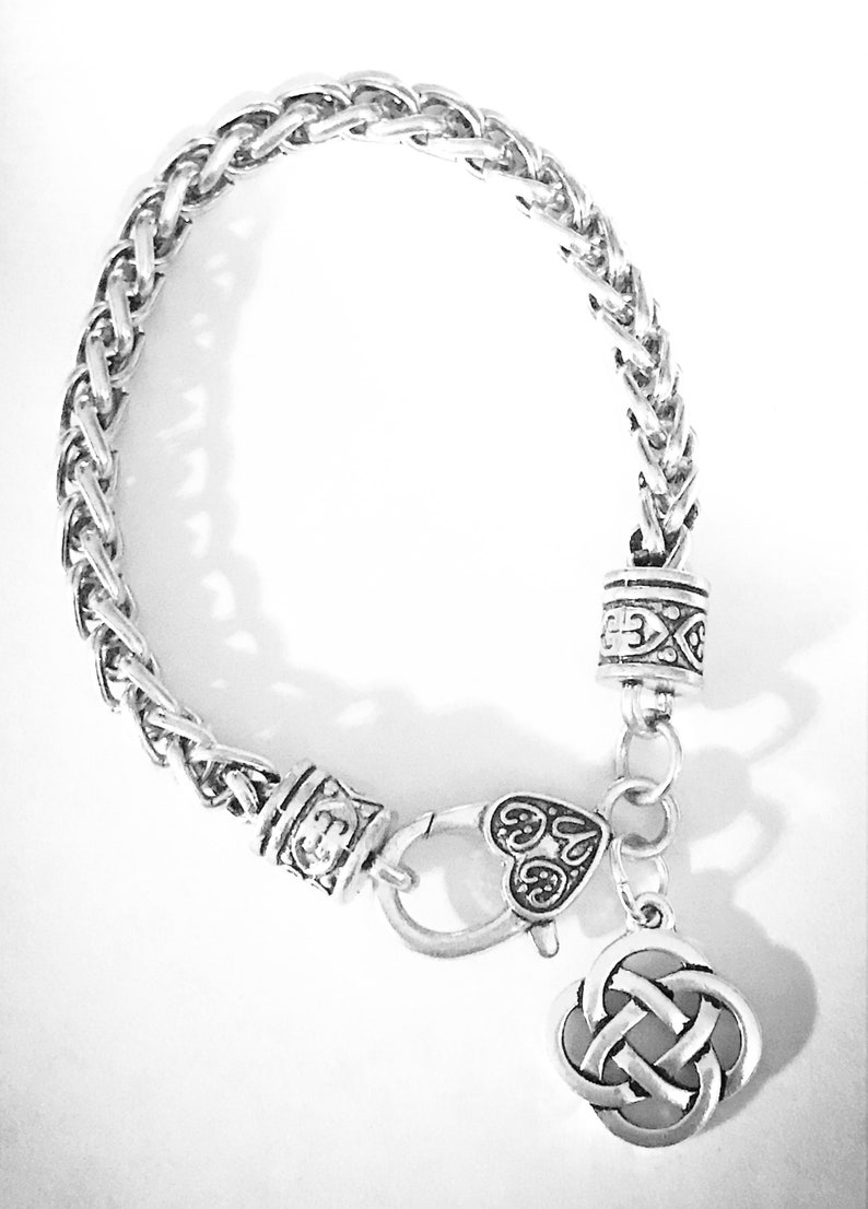 Celtic Knot Charm Bracelet Celtic Bracelet Celtic Jewelry Etsy