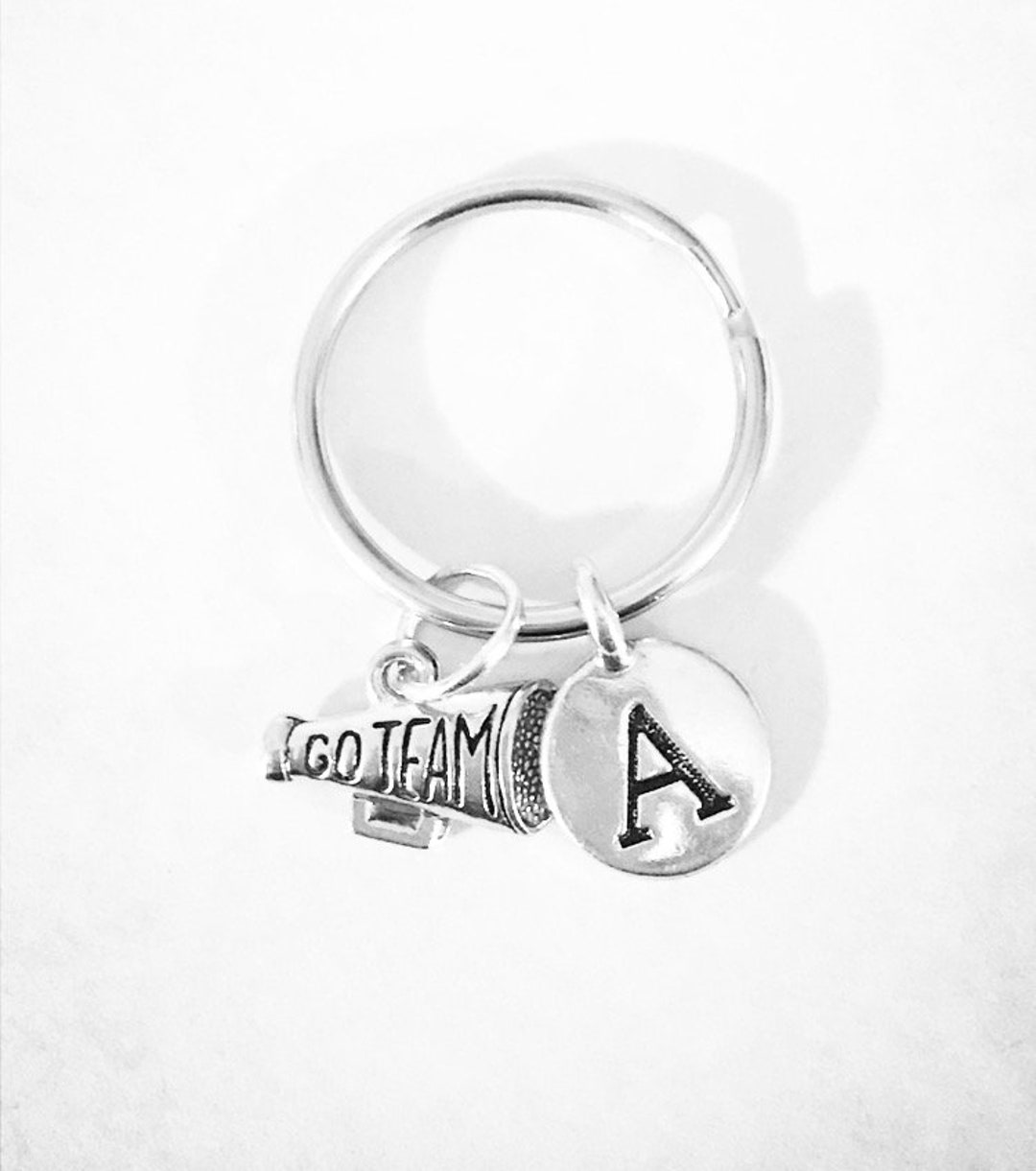 Megaphone Keychain Cheer Keychain Cheerleader Keychain Etsy