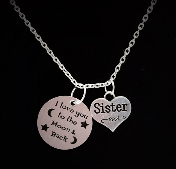 I love you sister necklace deals