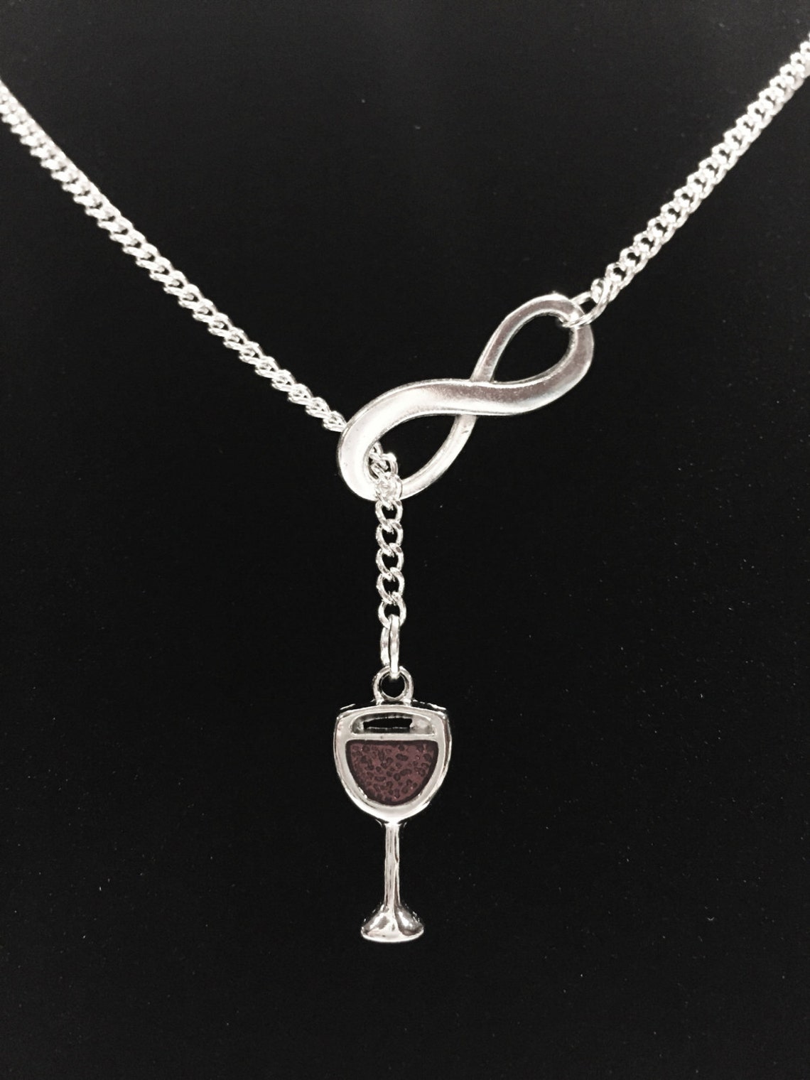 Red Wine Glass Necklace Wine Jewelry Bridesmaid Gift Best Etsy