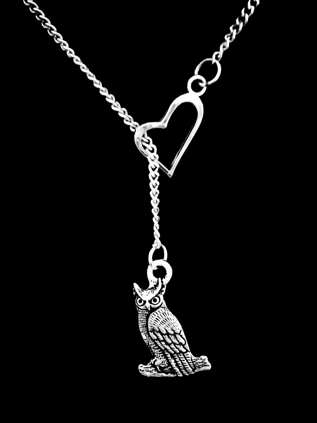 Owl Necklace, Owl Jewelry, Family Tree Jewelry, Mama Bird Necklace
