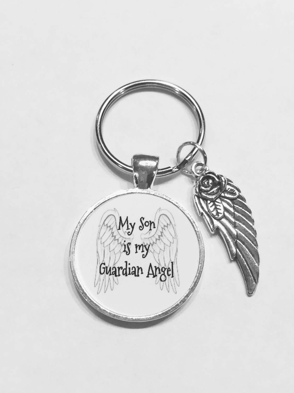 Son Angel Keychain, Guardian Angel Keychain, in Heaven