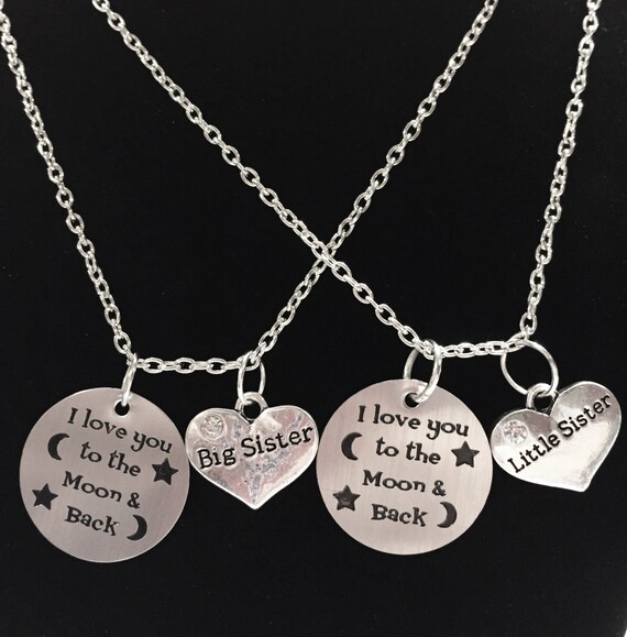 Sister necklaces shop for 2