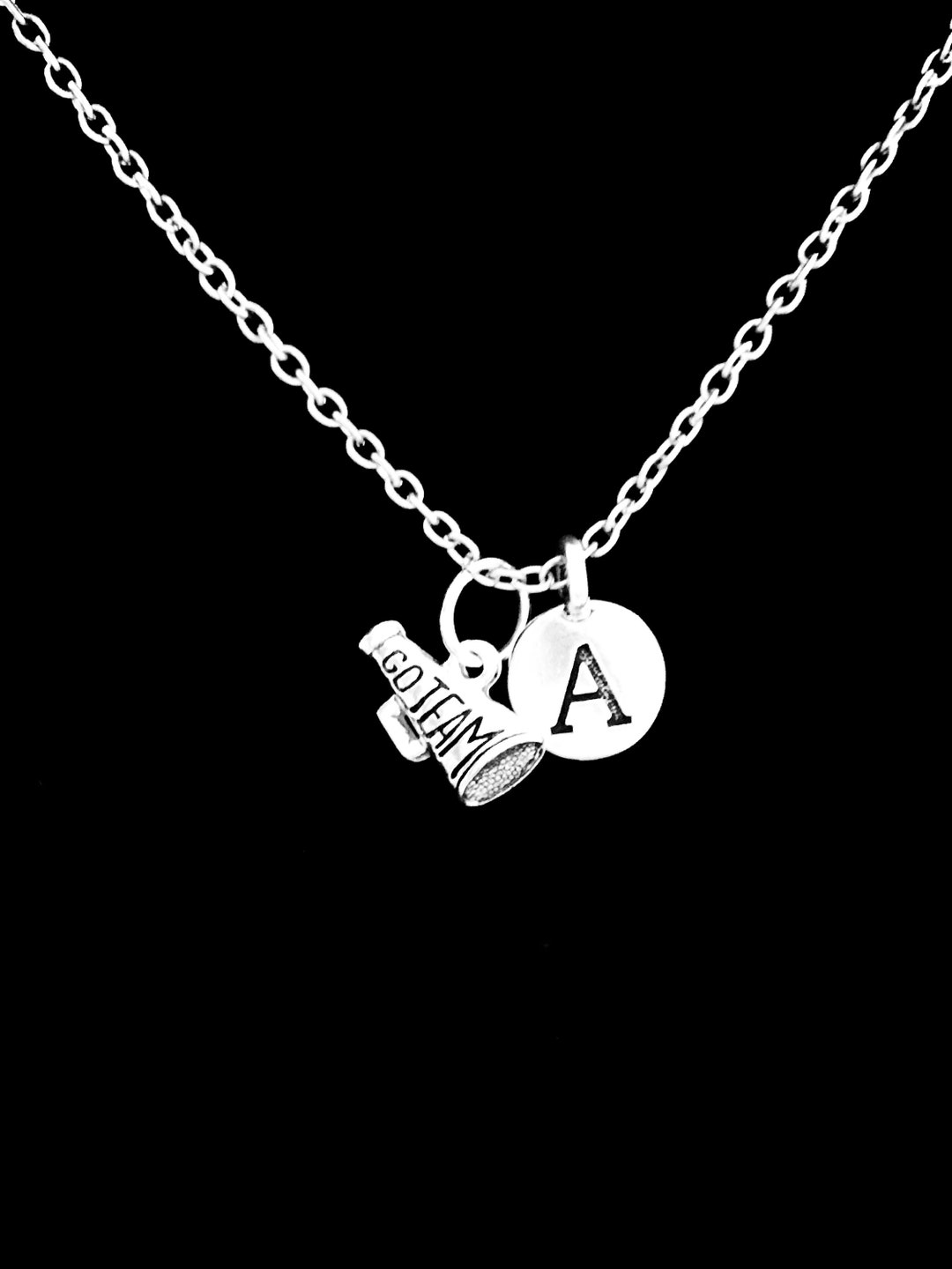 Megaphone Necklace Megaphone Jewelry Sports Necklace Etsy