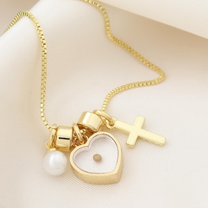 Mustard Seed Necklace - Cross Necklace - Christian Gift - Matthew 17:20 Necklace - Faith as small as a mustard seed - Mustard Seed Bracelet