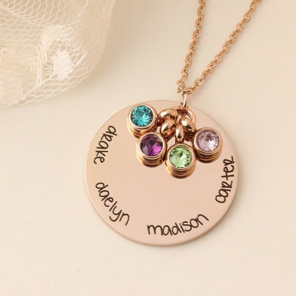 Grandkids Necklace Etsy