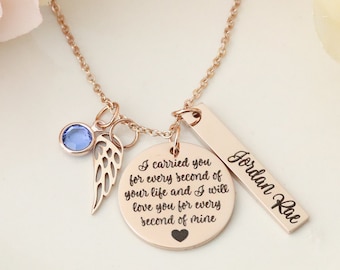 Loss of Pregnancy Gift / Miscarriage Memorial Necklace / Infant Remembrance Jewelry / Mommy of an Angel / Pregnancy Loss Memorial