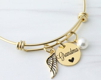 Grandma Memorial Jewelry | Custom Memorial Jewelry | Custom Memorial Necklace | Loss of Loved One Gift | Loss of Spouse Memorial Jewelry