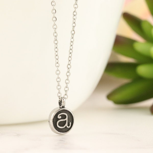 Dainty Initial Necklace - Necklace with Initials - Gift for Teenager - Necklace for Mom - Necklace with Kids Initials - Letter Necklace