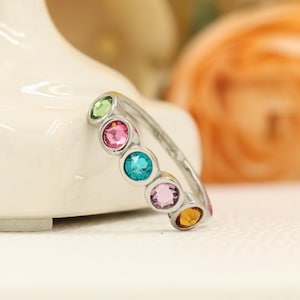 Mothers Ring - Mothers Birthstone Ring - Mothers Jewelry - Family Ring - Family Birthstone Ring - Mothers Day Gift - Ring with Birthstones