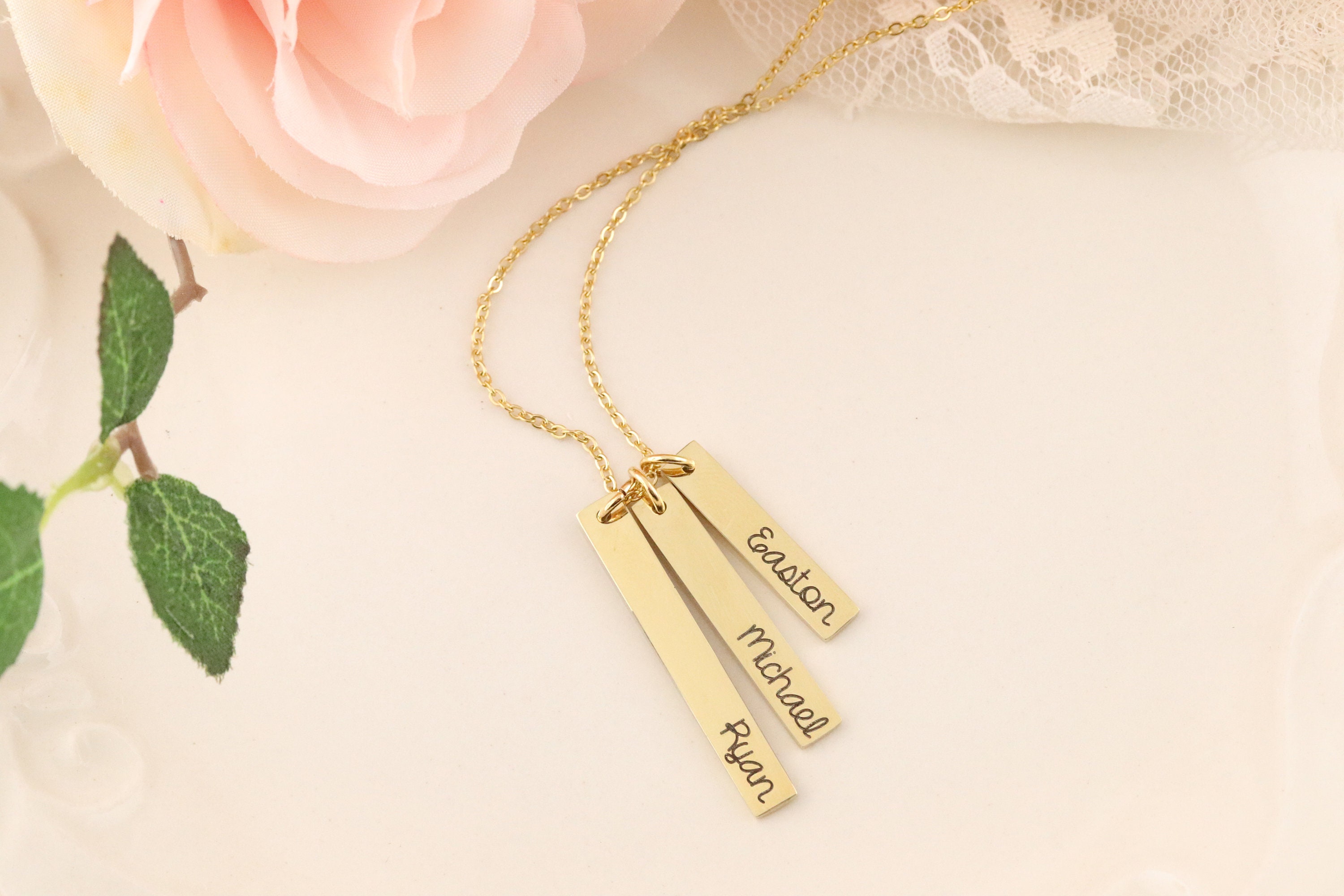 10 Pendentifs Barre En Acier Inoxydable – Charms Rectangulaires Pour Création De Bijoux DIY
