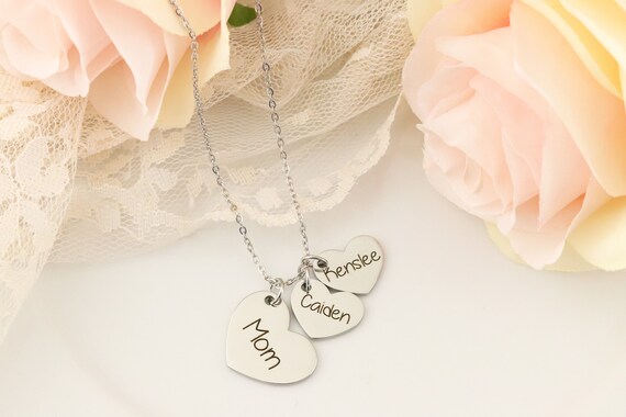 Necklace With Grandkids Names Necklace With Kids Names