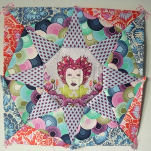 Nellstar English Paper Piecing EPP PDF Nellie's Niceties project set includes PDF templates and guidance sheet image 3