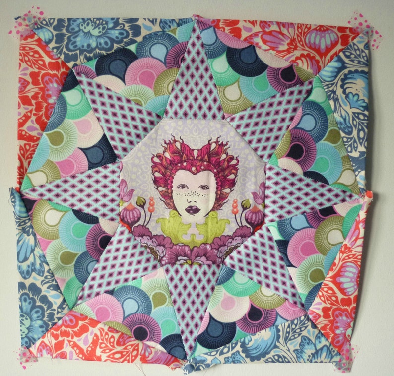 Nellstar English Paper Piecing EPP PDF Nellie's Niceties project set includes PDF templates and guidance sheet image 3