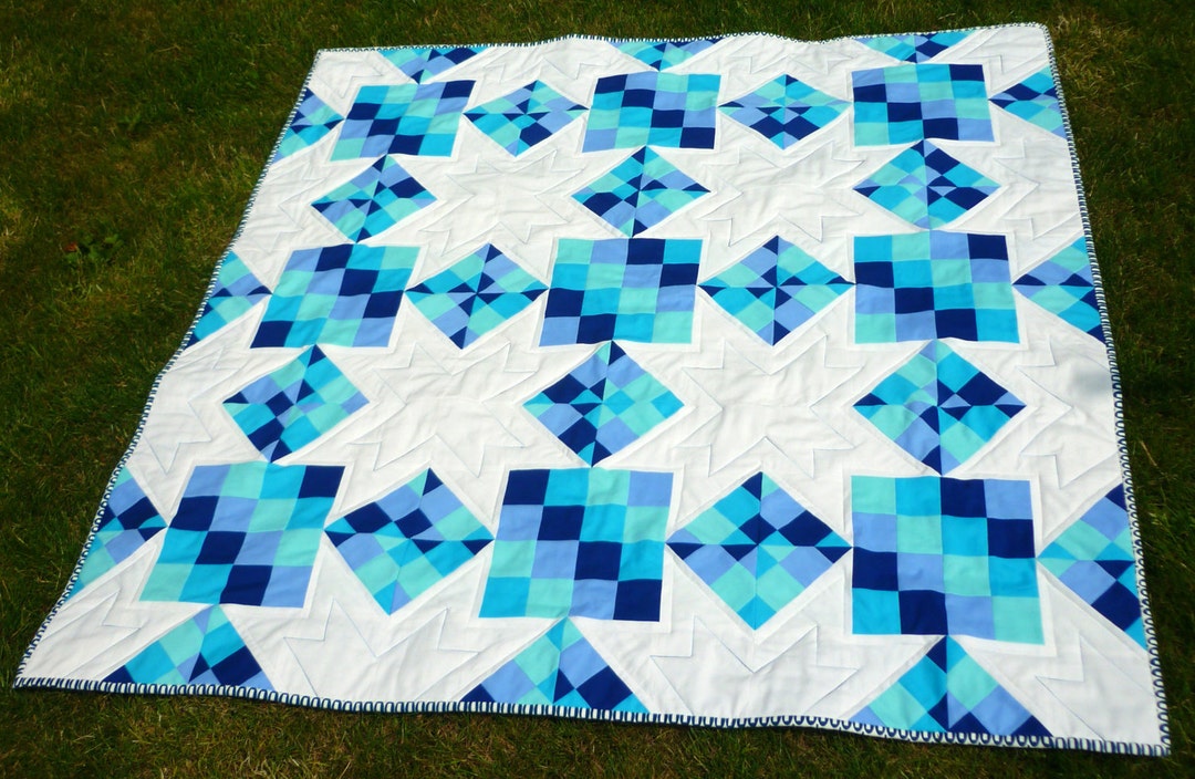 Niceties Sneaky Stars Quilt Pattern by Nellie's Niceties - Etsy New Zealand