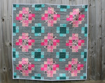 Granny Crosses Quilt and Cushion pattern by Nellie's Niceties