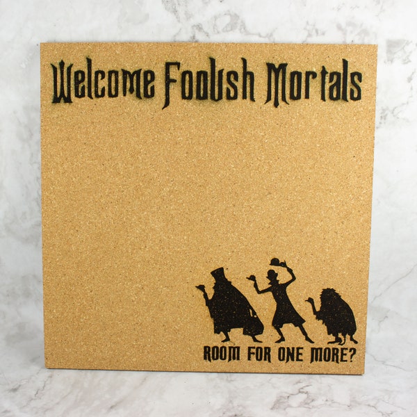 Haunted Mansion Foolish Mortals Disney Pin Board