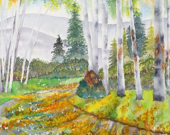Autumn Aspens Giclee Prints