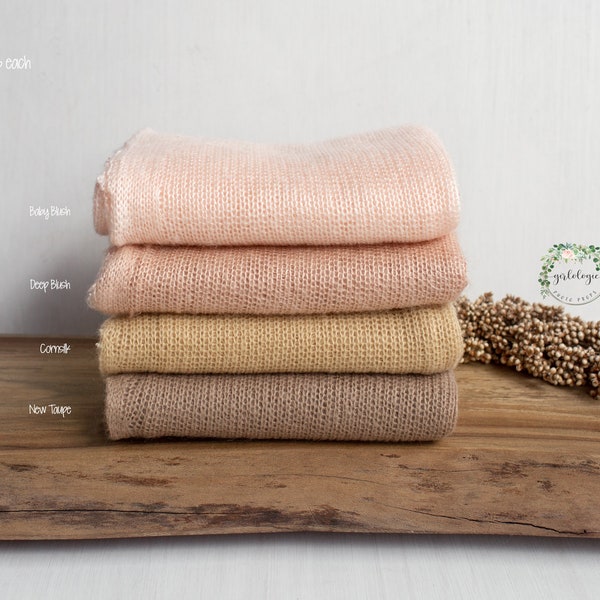 Newborn Sweater Wraps  * Textured  * Photo Prop * Plum * Cranberry * Mustard * Yellow * Sage * Blush * Off White * Tan * Blue