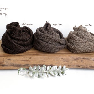 Newborn Sweater Wraps  * Brown * Photo Prop * Newborn Wrap * Photography Prop * SOLD SEPARATELY