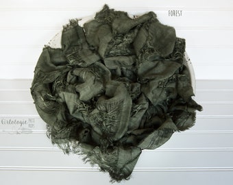 Fringed Texture Wrap * Prop Layer * Basket Stuffer * Photo Prop * Newborn Layer *Sapphire * Blush * Forest * Greige *SOLD SEPARATELY