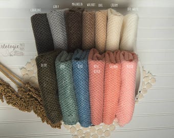 Newborn Textured Sweater Wraps  * Photo Prop * Newborn Wrap * Photography Prop
