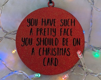 Elf Quote - Handmade Christmas Tree Decoration - Tree Ornament - Christmas Gift for Family - Novelty Christmas Present