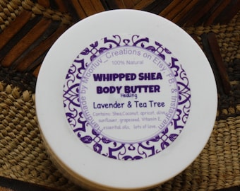 WHIPPED SHEA BUTTER - Healing Lavender & Tea tree