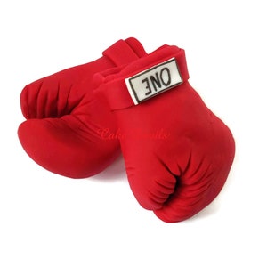 Boxing Gloves Cake Topper, Fondant, Boxing Gloves Cake Decorations, Handmade Edible, sports cake toppers, boxing cake, sports cake, cupcakes