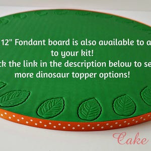 Dinosaur Cake Toppers, Birthday Cake Decorations, Fondant Dinosaur Cake Topper, Dinosaur Birthday Party, Handmade Edible Fondant image 4