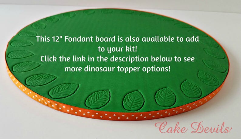 Dinosaur Cake Toppers, Birthday Cake Decorations, Fondant Dinosaur Cake Topper, Dinosaur Birthday Party, Handmade Edible Fondant image 4