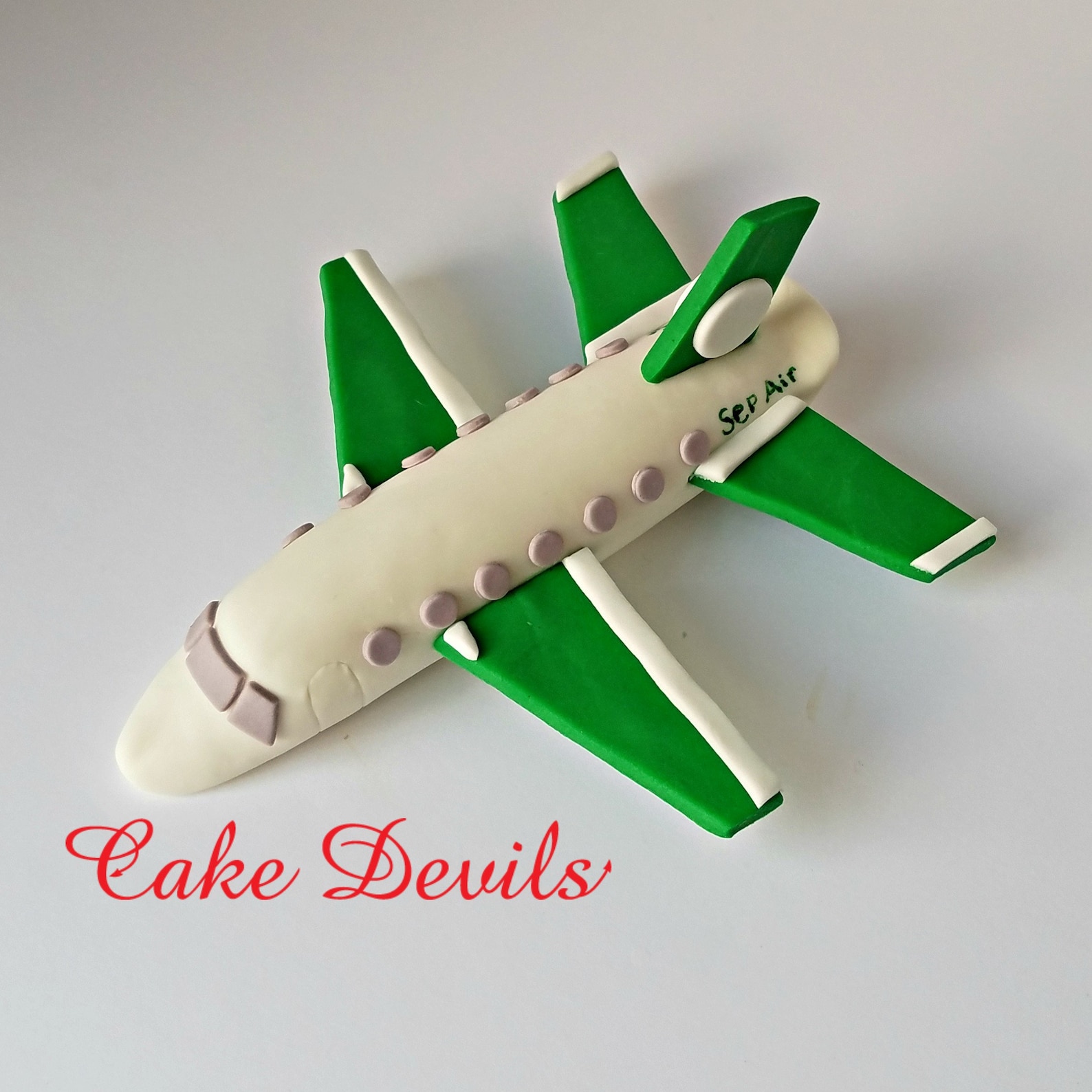Jet Plane Fondant Cake Topper Airplane Cake Decorations Etsy