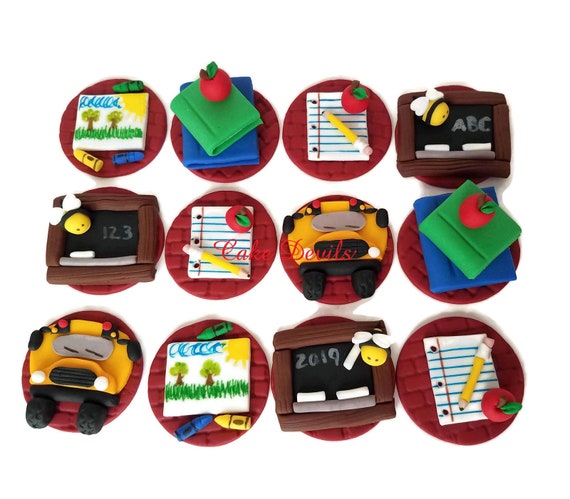 Fondant Letters, Handmade Edible Fondant Block Letters Cake