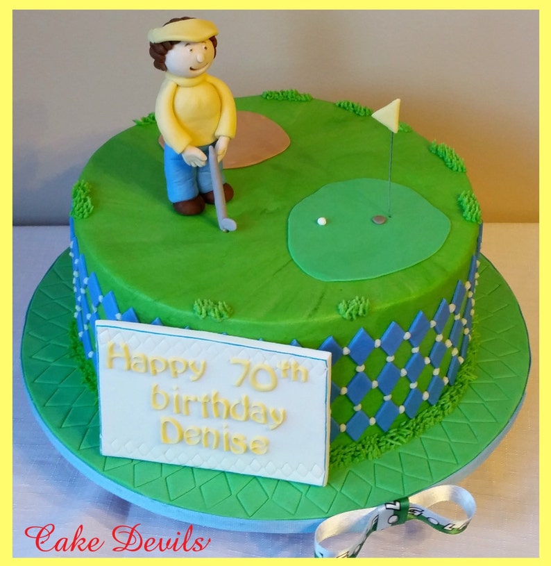 Personnalise Acrylique Vintage Golfeur Birthday Cake Topper Decoration Keepsake Personnalise Acrylique Vintage Golfeur Birthday Cake Topper Decoration Keepsake