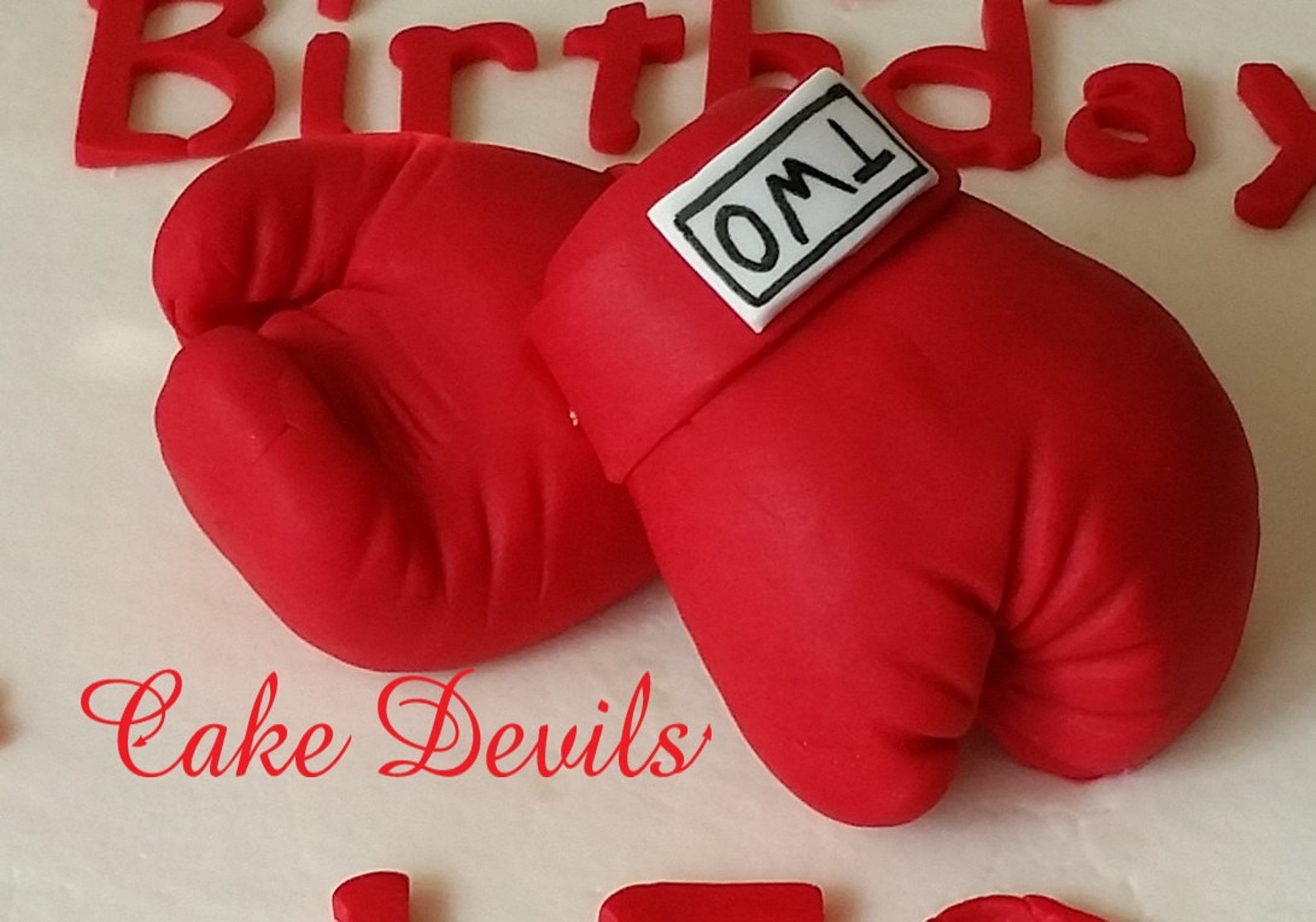 Boxing Gloves Cake Topper Fondant Boxing Gloves Cake Etsy