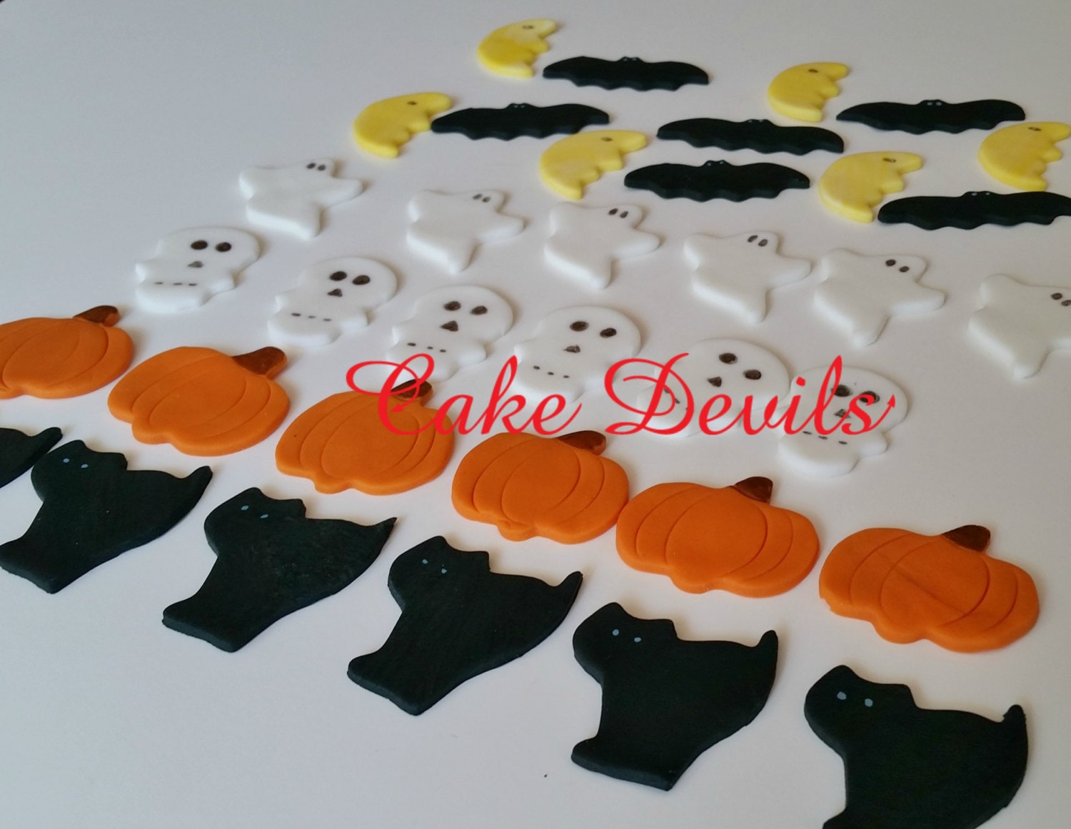 Halloween Fondant Cupcake Toppers Skull Topper Fondant Etsy